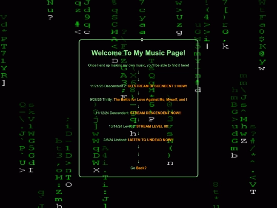 Music screenshot
