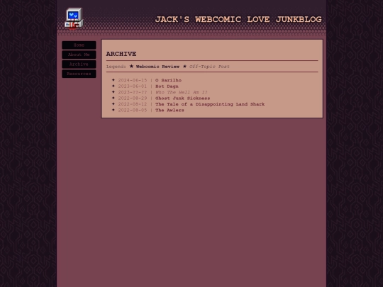 blogarchive screenshot