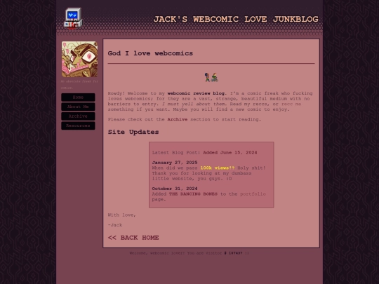 webcomicblog screenshot