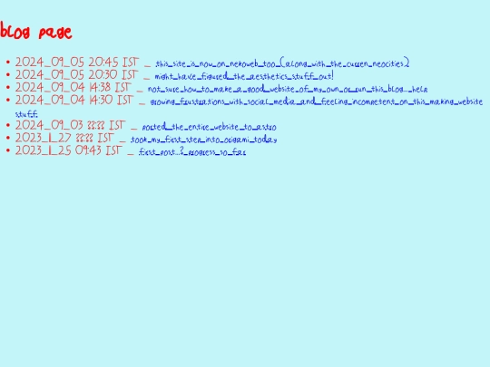 blog screenshot