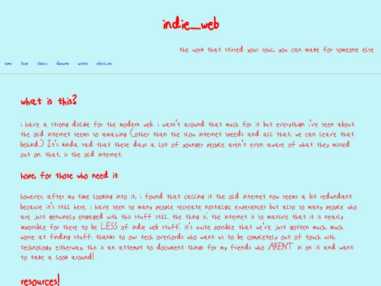 library/indie-web screenshot