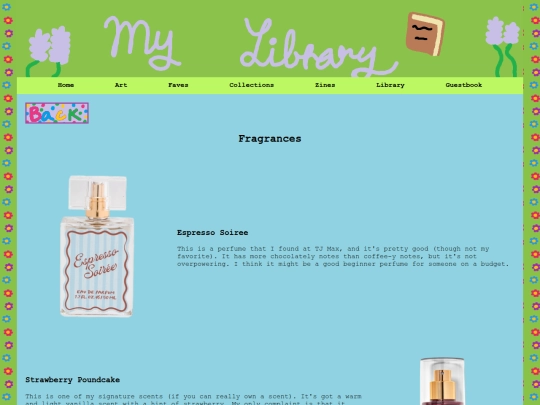 fragrances screenshot