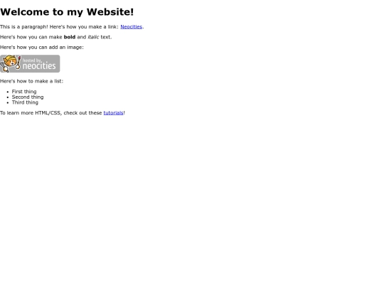 index screenshot