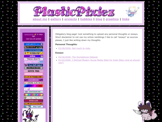 blog screenshot