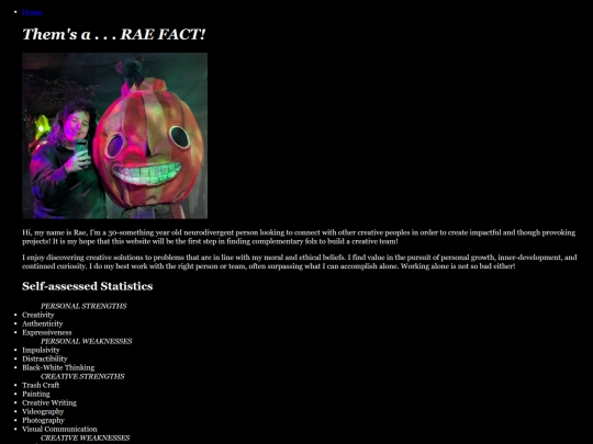 about-me screenshot