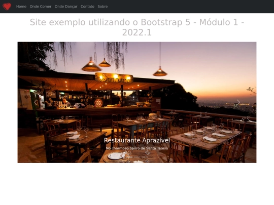 2022_Bootstrap_SiteExemplo/home screenshot