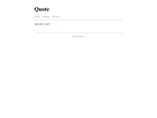 Quotes screenshot