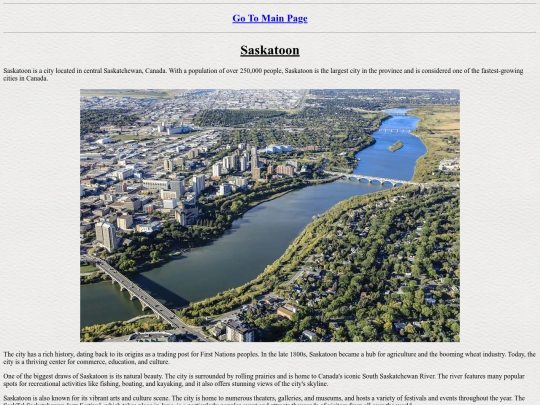 Saskatoon screenshot
