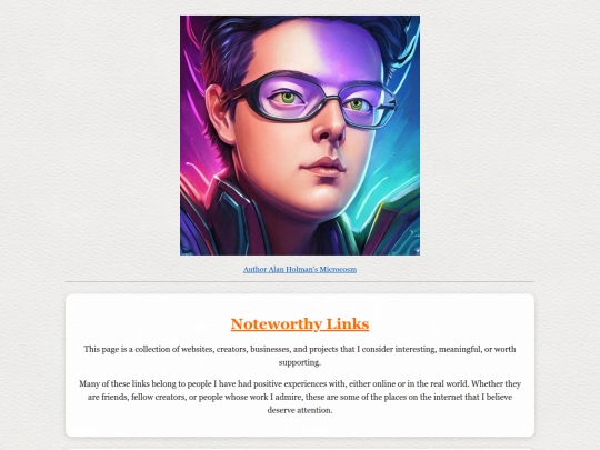 links screenshot