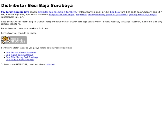 distributorbesibaja screenshot