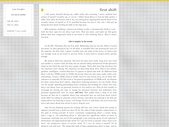blog screenshot