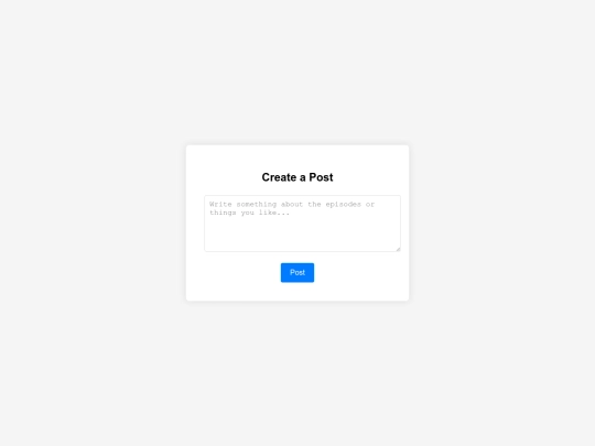 Create-post screenshot