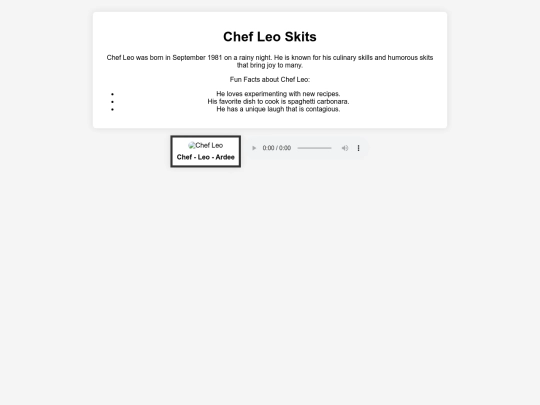 chefleo screenshot