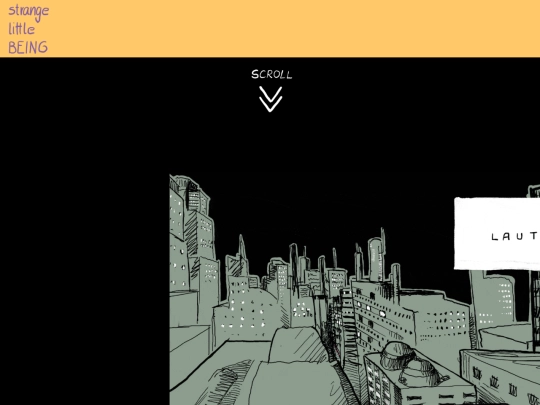 strangelittlebeing.webflow/ollis-story screenshot