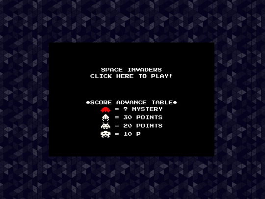 Games/SpaceInvaders screenshot