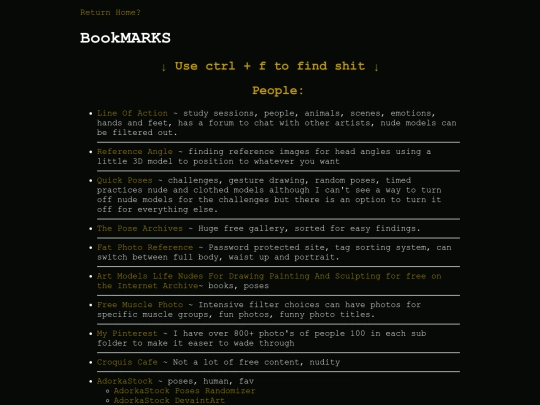 bookmarks screenshot