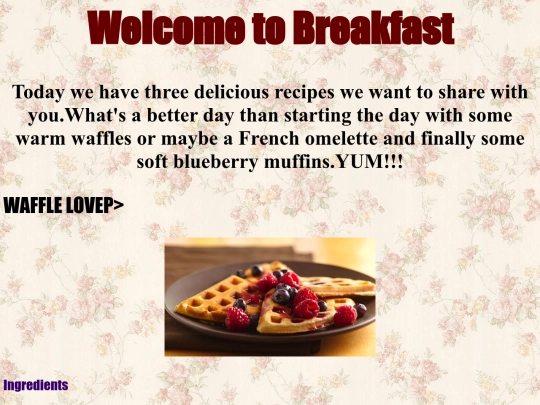breakfast2 screenshot