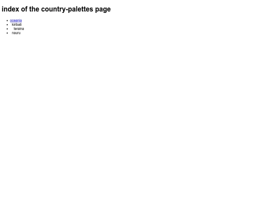 country-palettes screenshot