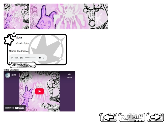 Music/Pages/BITE screenshot