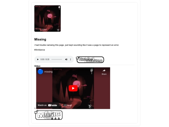 Music/Pages/Miss screenshot
