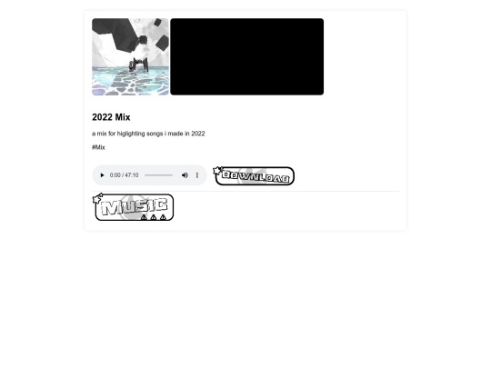 Music/Pages/Pages_Mixes/2022Mix screenshot