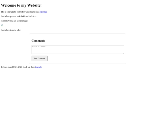 Test/CommentTest screenshot