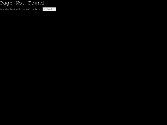 not_found screenshot