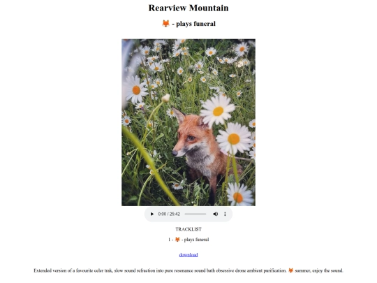 albums/foxfuneral screenshot