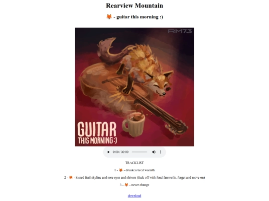 albums/guitarthismorning screenshot