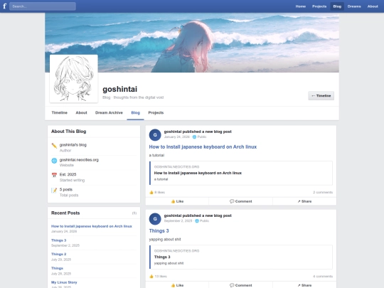 blog screenshot