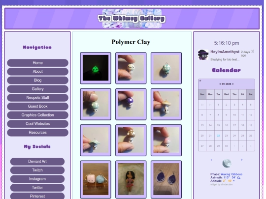 pages/Polymer Clay screenshot