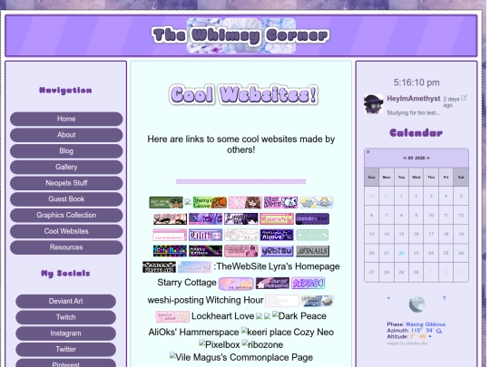 pages/websites screenshot