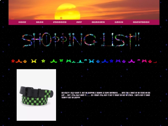 shoppinglist screenshot