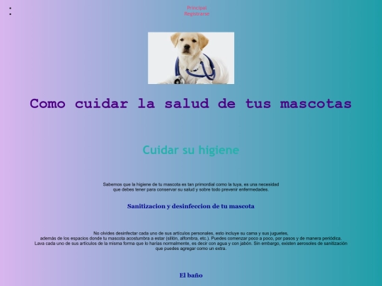 ProyectoPágina/Salud screenshot