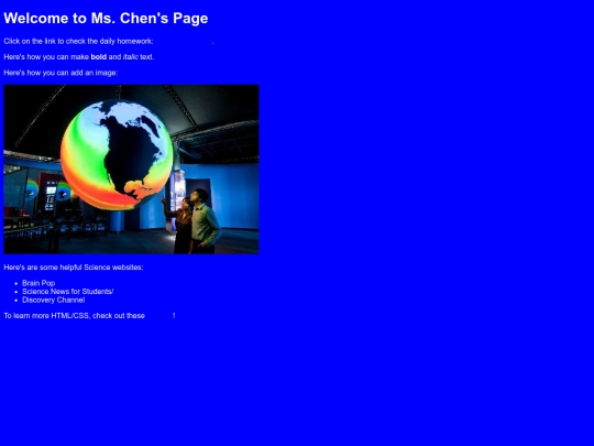 index screenshot