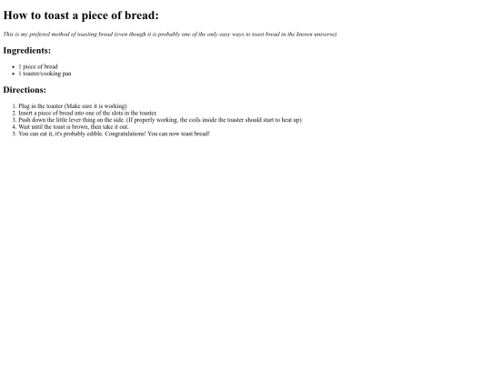 Lists screenshot