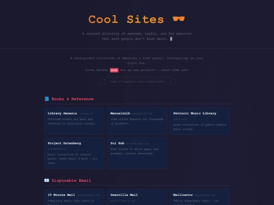 index screenshot