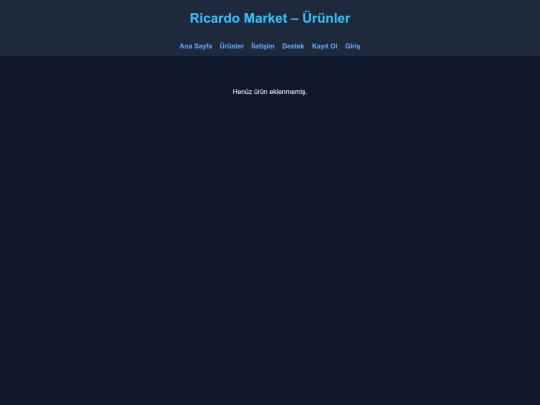 urunler screenshot