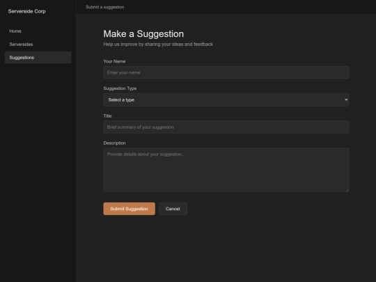 suggestions screenshot