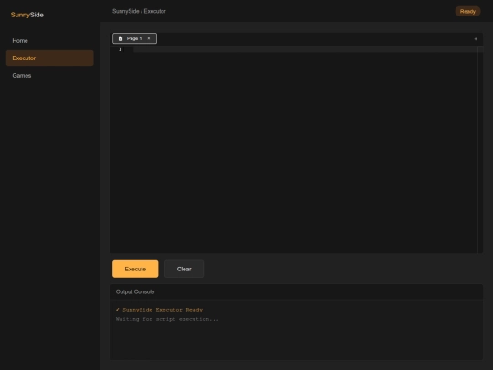 sunnyside/executor screenshot