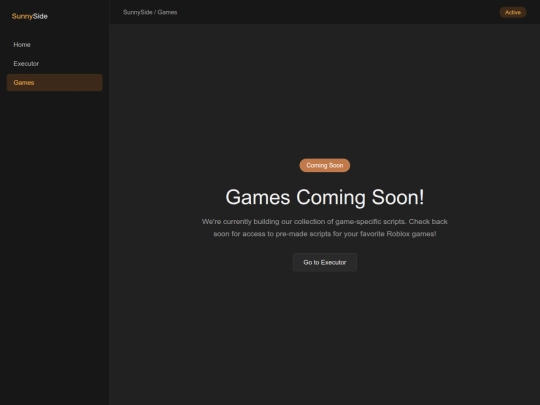 sunnyside/games screenshot