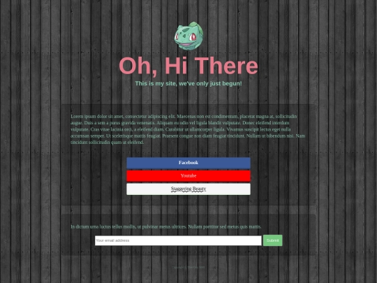 splash-page screenshot