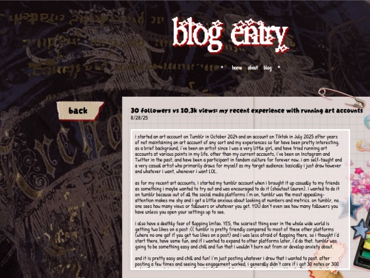 blog/artaccounts screenshot