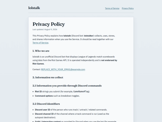 privacy screenshot
