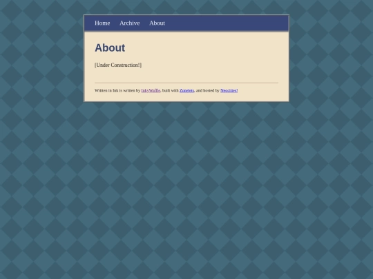 blog/about screenshot