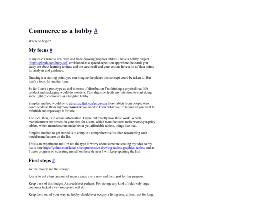 commerce_as_a_hobby screenshot