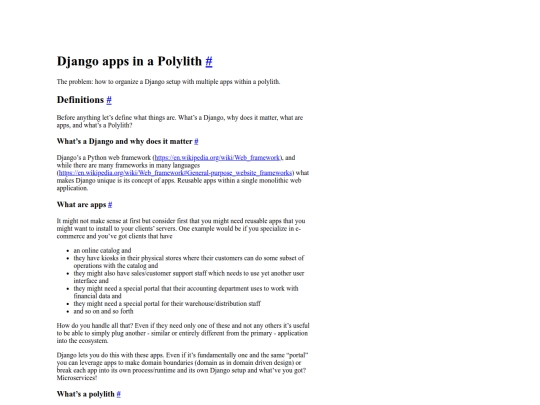 parallel-experiments/django-apps-in-a-polylith screenshot