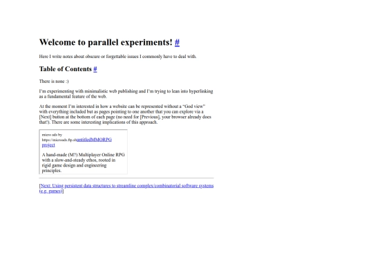parallel-experiments screenshot