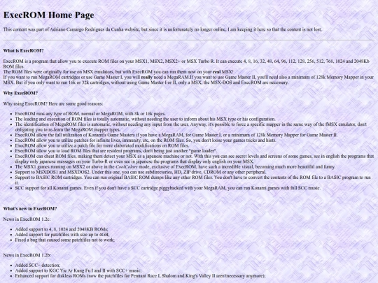 execrom/execrom screenshot