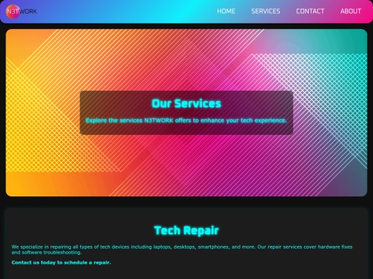 services screenshot